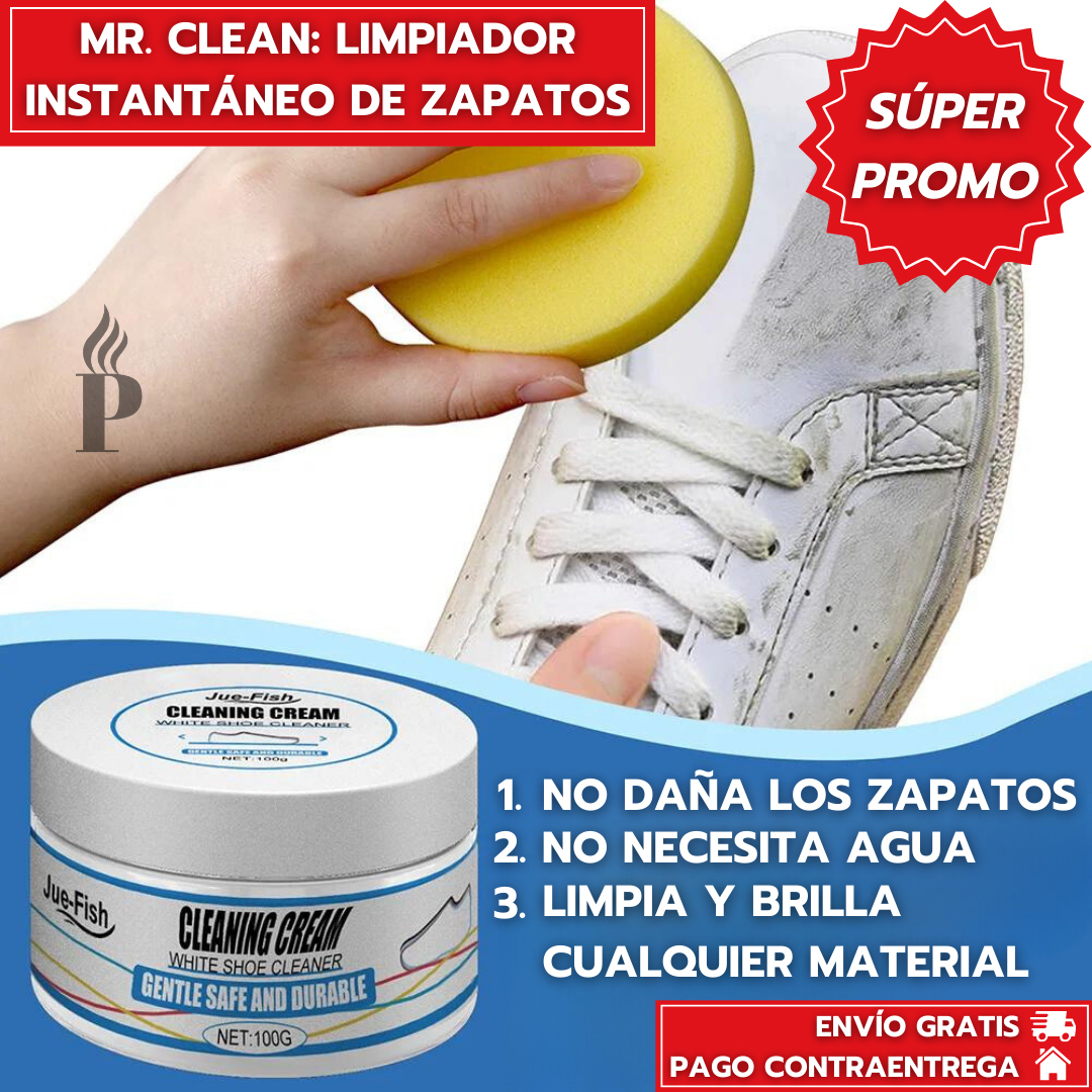 Mr. Clean™: Blanqueador Instantáneo Para Zapatos