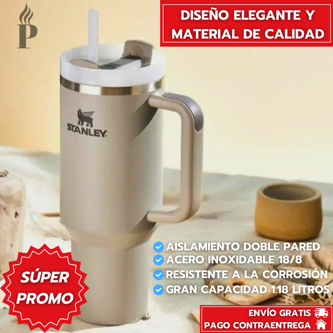 Termo Stanley De 1.18 Litros Con Aislamiento De Doble Pared