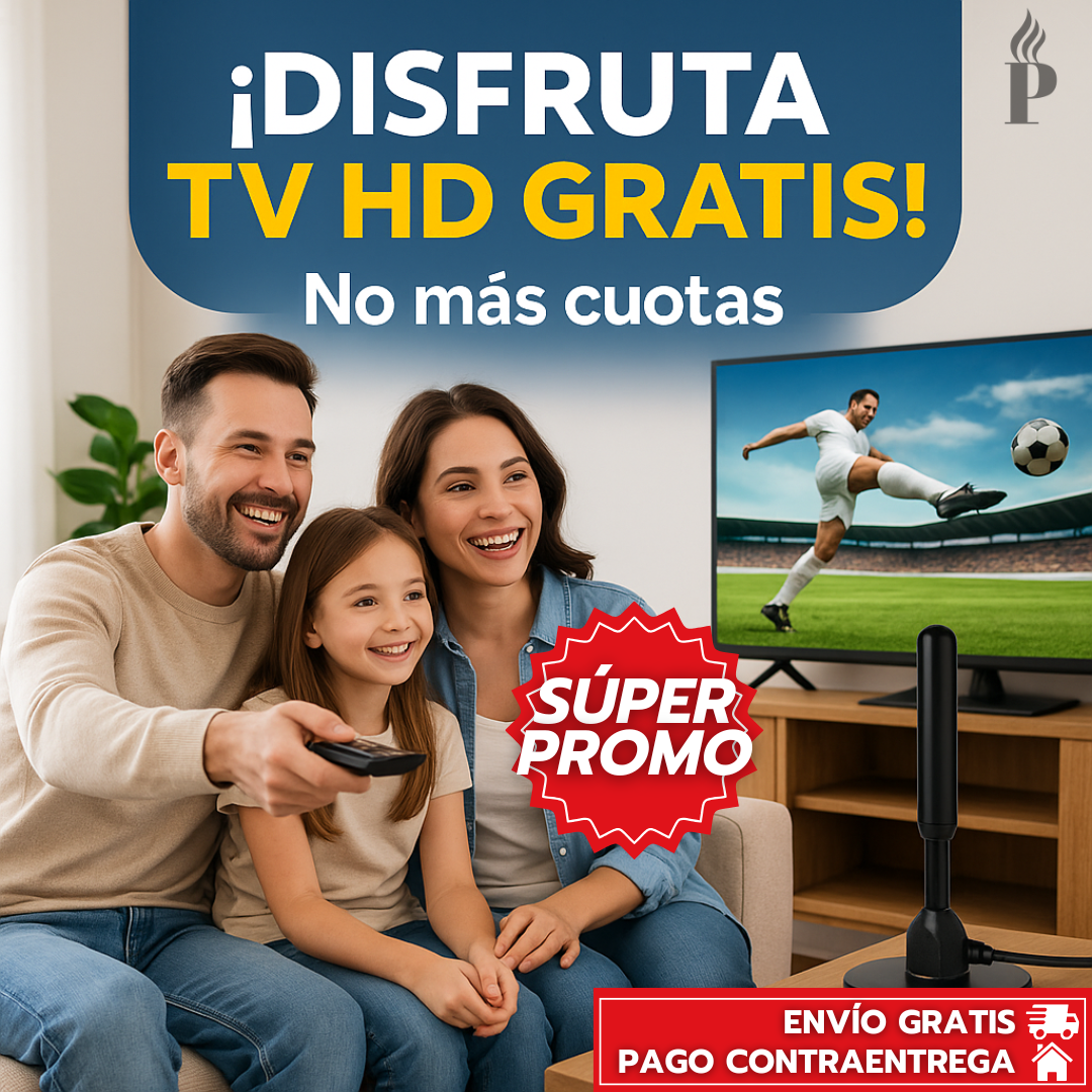 SignalPro™: Antena Digital 360° - TV Gratis en HD con Tecnología de Recepción Avanzada