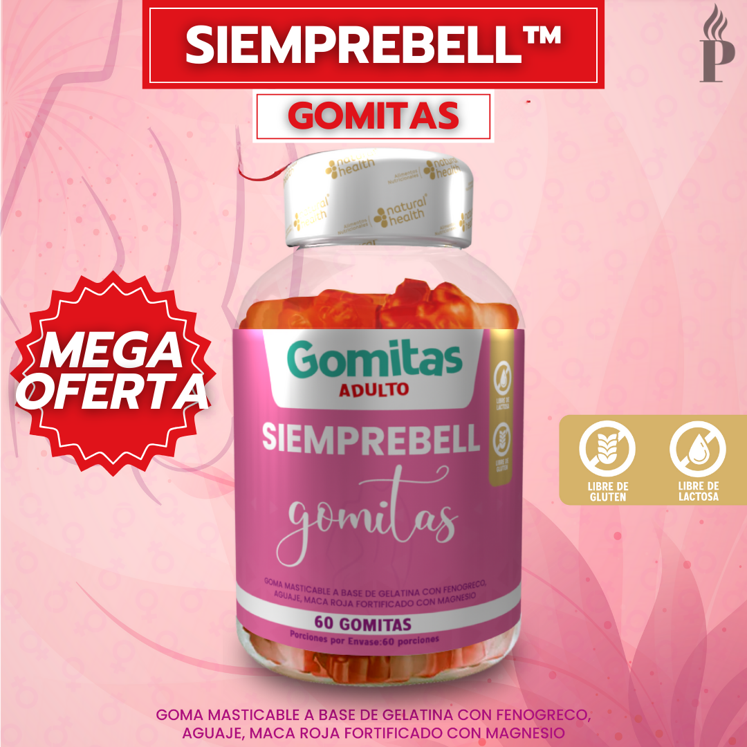 SiempreBell™ Gomitas BBL De Aguaje Especializadas Con INVIMA