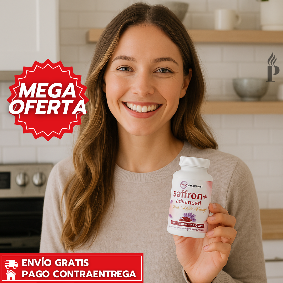 Saffron+™: Suplemento Natural para Reducir el Estrés y Mejorar Ánimo y Enfoque Mental