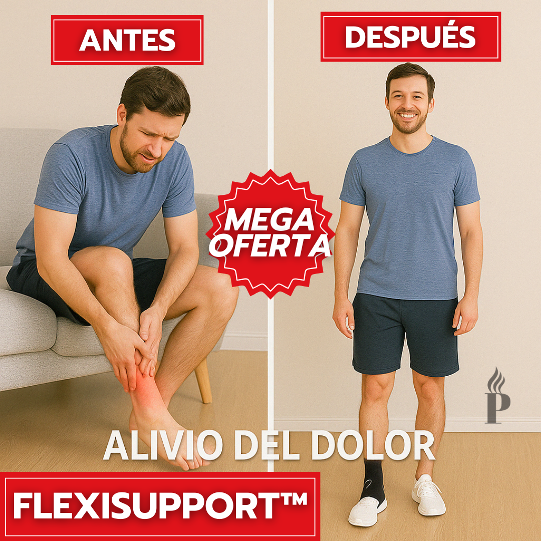 Oferta Especial 2x1: FlexiSupport™ - Tobillera Ortopédica Ajustable - Soporte Deportivo con Tecnología Tryxwrap