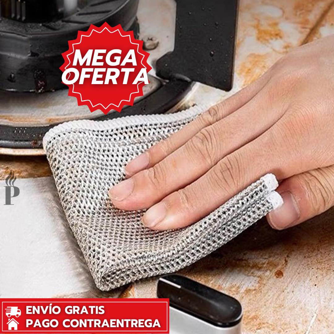 MagicShine Pro™: x10 Paños Especializados Reutilizables que Eliminan Grasa, Óxido y Suciedad