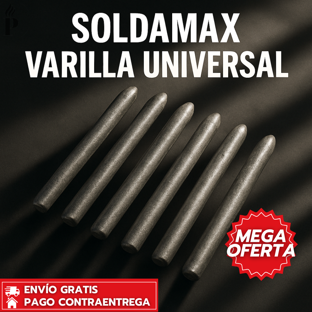 SoldaMax: Pack x6 Varillas de Soldadura Rápida y Resistente Para Usar Sin Equipos Especiales