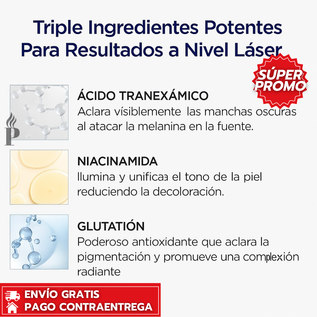 Dr. Melaxin™: Crema Dermatológica con Ácido Tranexámico y Niacinamida que Revitaliza tu Piel