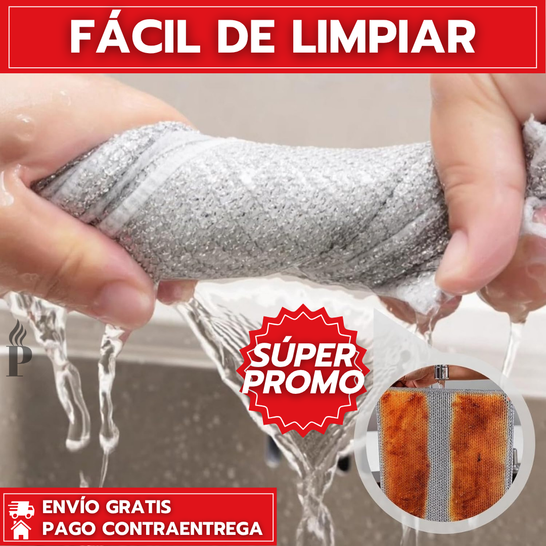 MagicShine Pro™: x10 Paños Especializados Reutilizables que Eliminan Grasa, Óxido y Suciedad