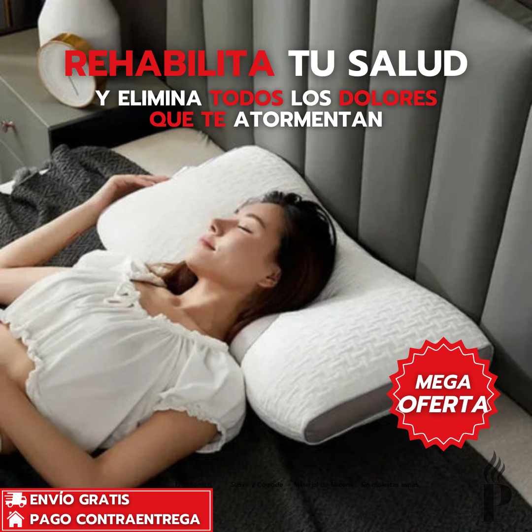 RelaxSoft™: Almohada Ortopédica 3D, Antialérgica y Confortable