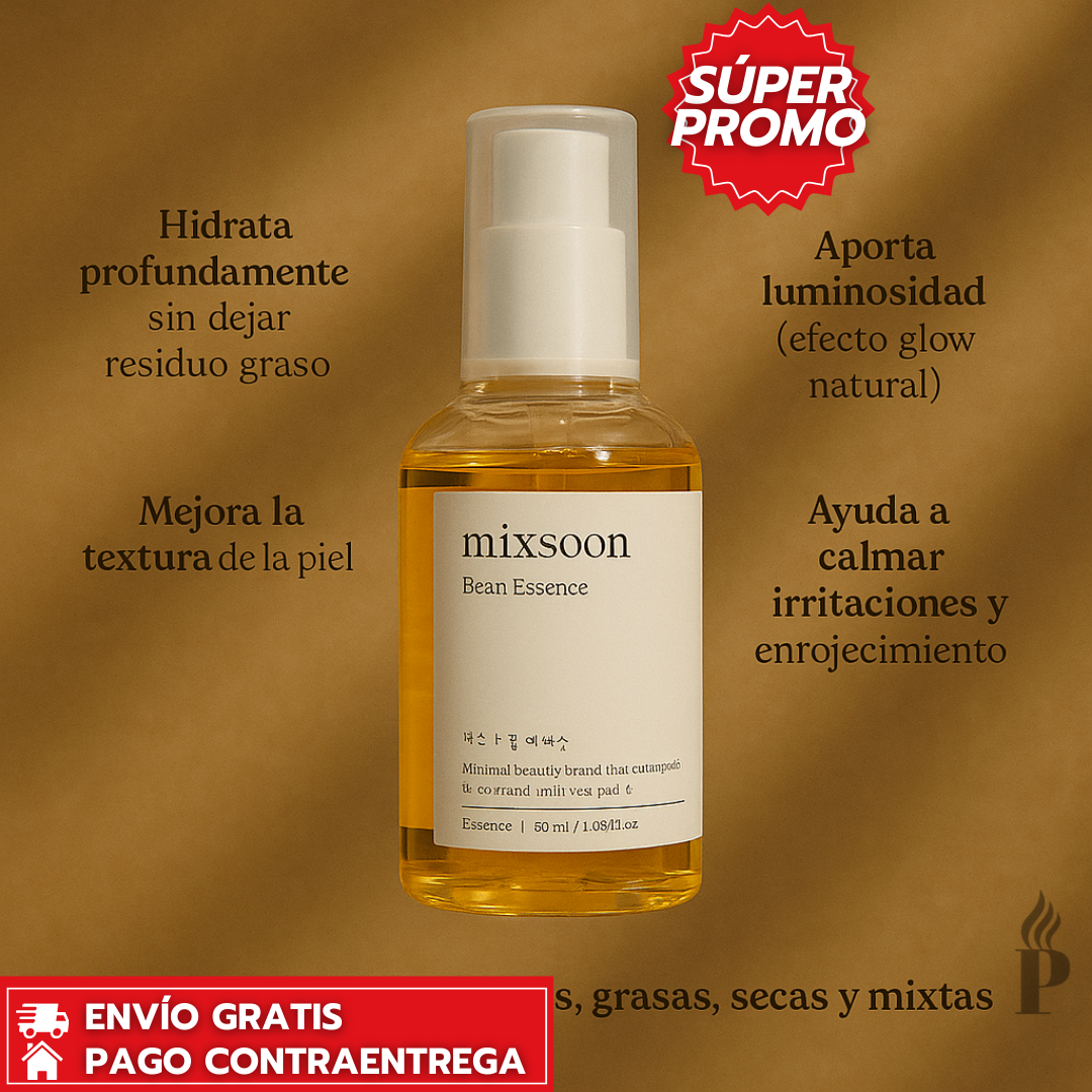 Súper Oferta: Mixsoonᵀᴹ: Esencia facial fermentada que hidrata, calma y revitaliza todo tipo de piel.