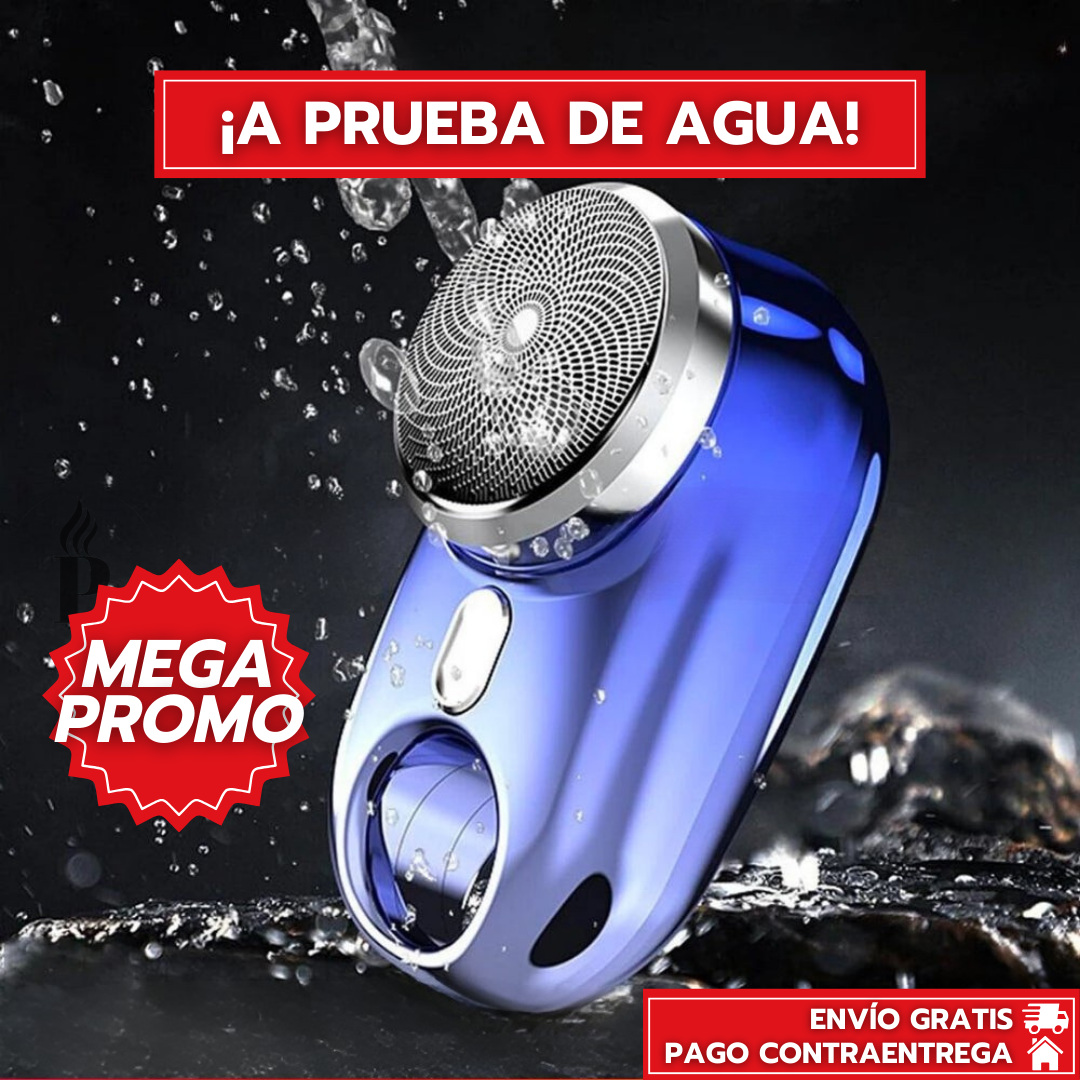 TurboMaster™: Afeitadora Portátil Ultraprecisa y Potente Con Cuchillas Turbo y Motor De 7200 RPM