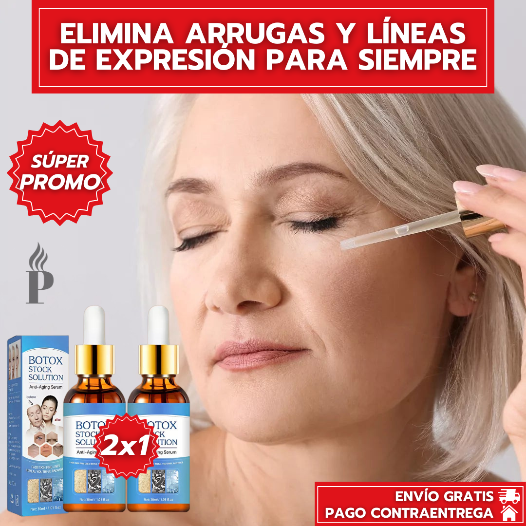 Oferta Especial 2x1: Stock Solution™ - Serum Rejuvenecedor Instantáneo y Permanente