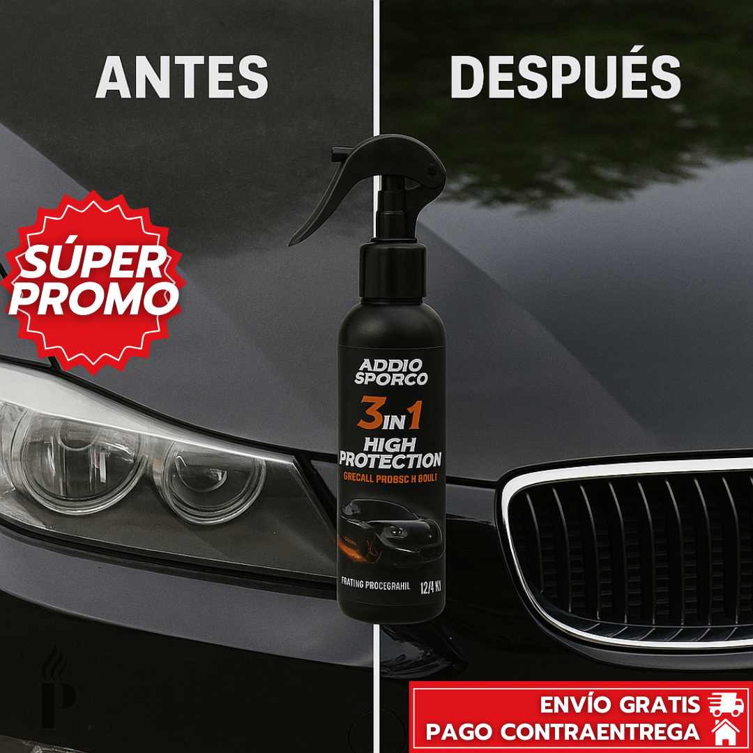 Oferta Especial 2x1: TitanShield™ - Spray NanoCerámico 3 en 1 con Tecnología NanoProtect