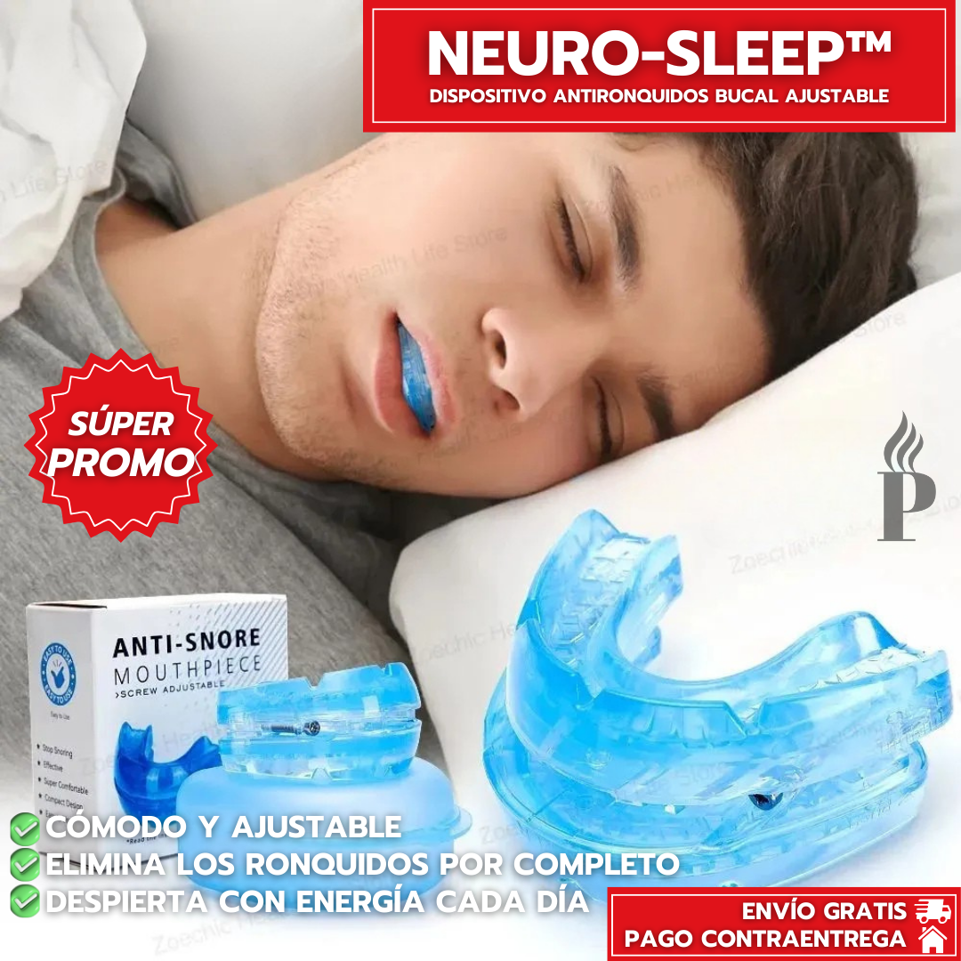 Neuro-Sleep™: Dispositivo Antironquidos Bucal Ajustable