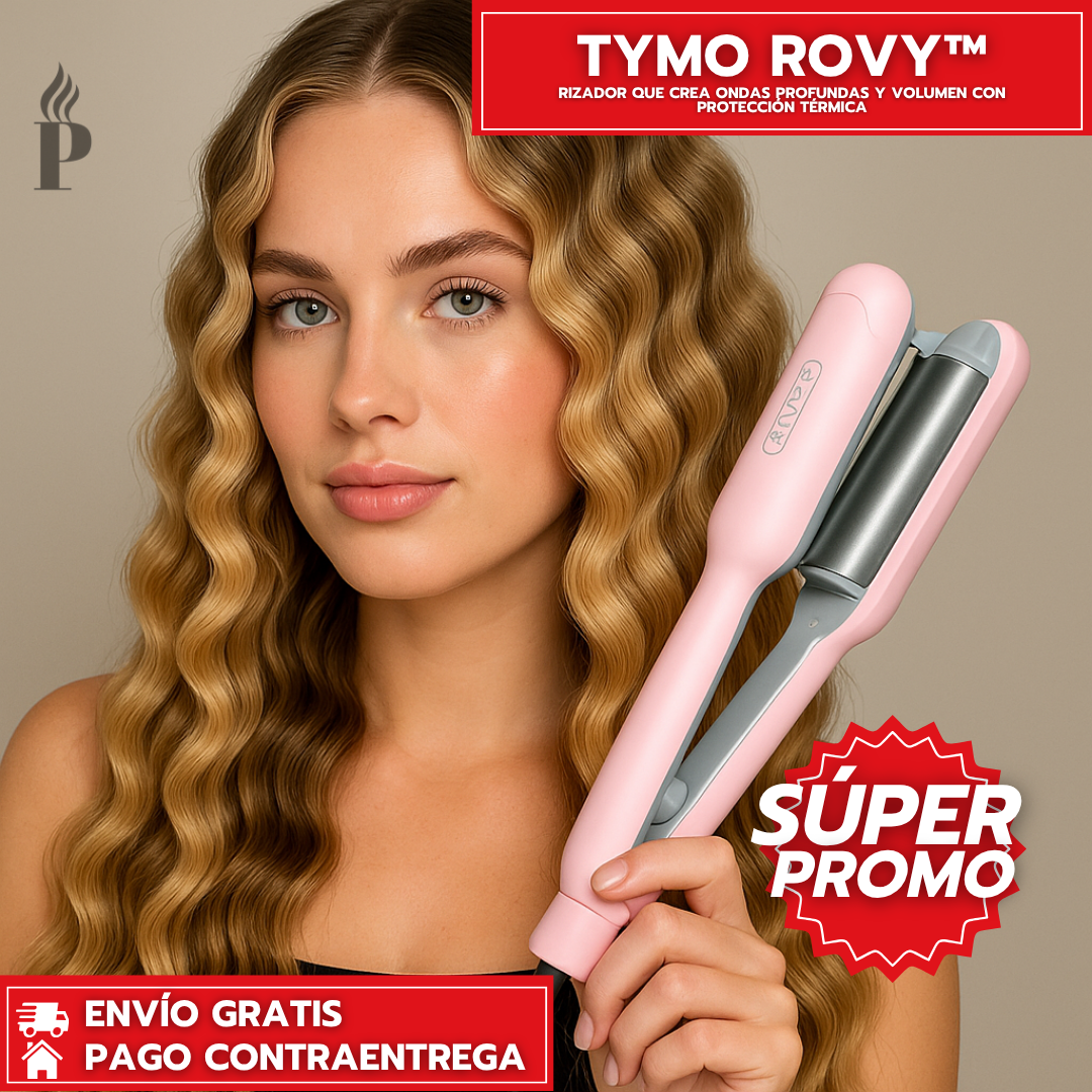 Tymo Rovy™: Rizador que crea ondas profundas y volumen con protección térmica