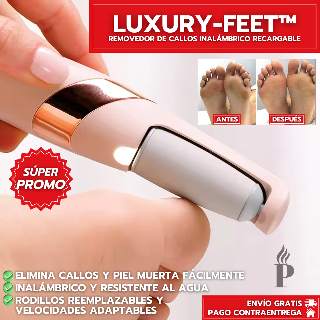 Luxury-Feet™: Removedor De Callos Inalámbrico Recargable