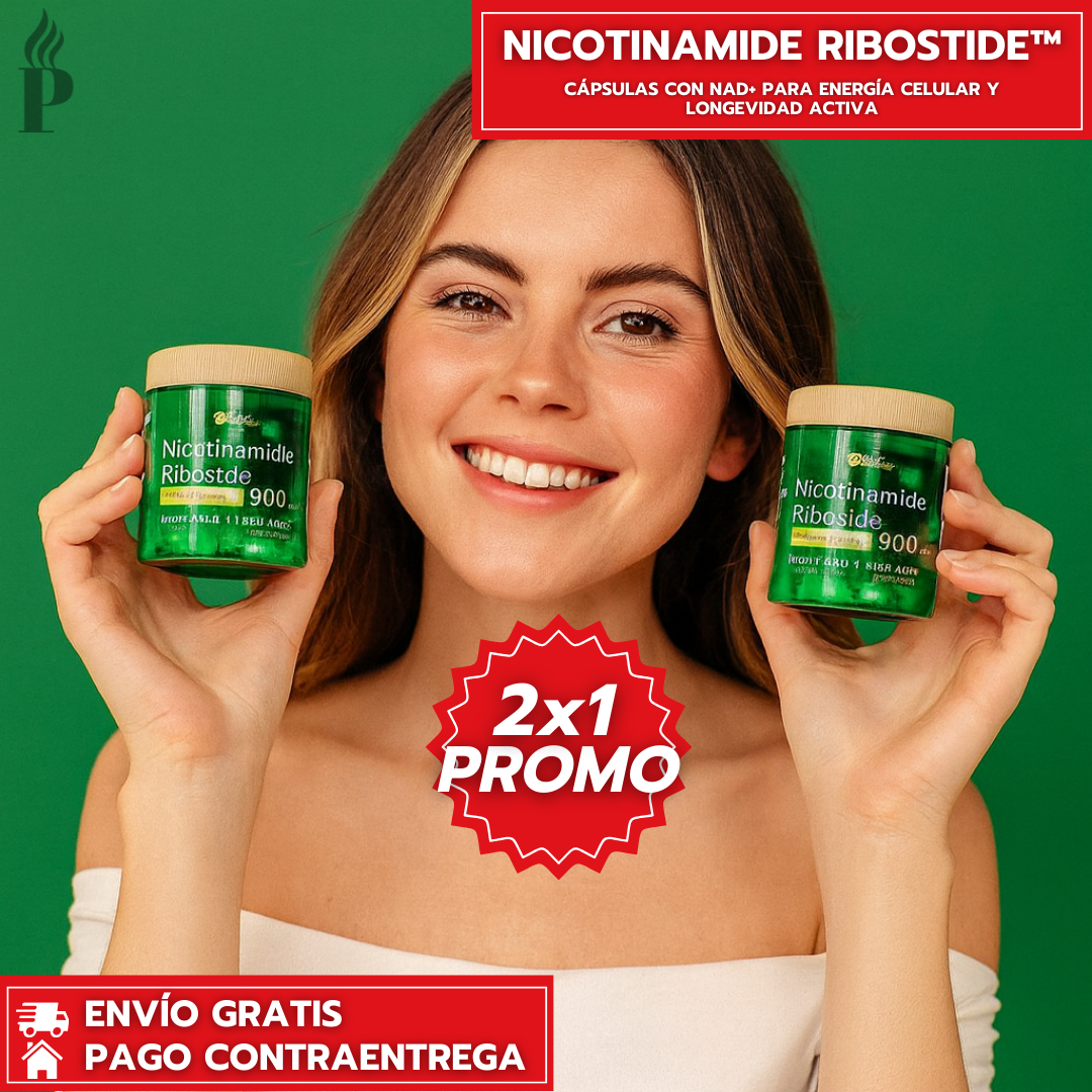 Oferta Especial 2x1: Nicotinamide Riboside™ - Cápsulas con NAD+ para Energía Celular + Longevidad Activa