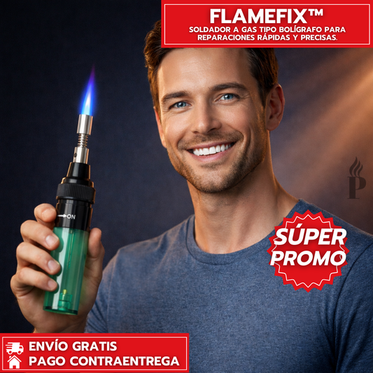 FlameFix™: Soldador a Gas Tipo Bolígrafo Para Reparaciones Rápidas y Precisas.