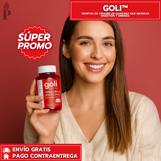 Goli™: Gomitas de Vinagre de Manzana que Mejoran Digestión, Energía y Control de Peso