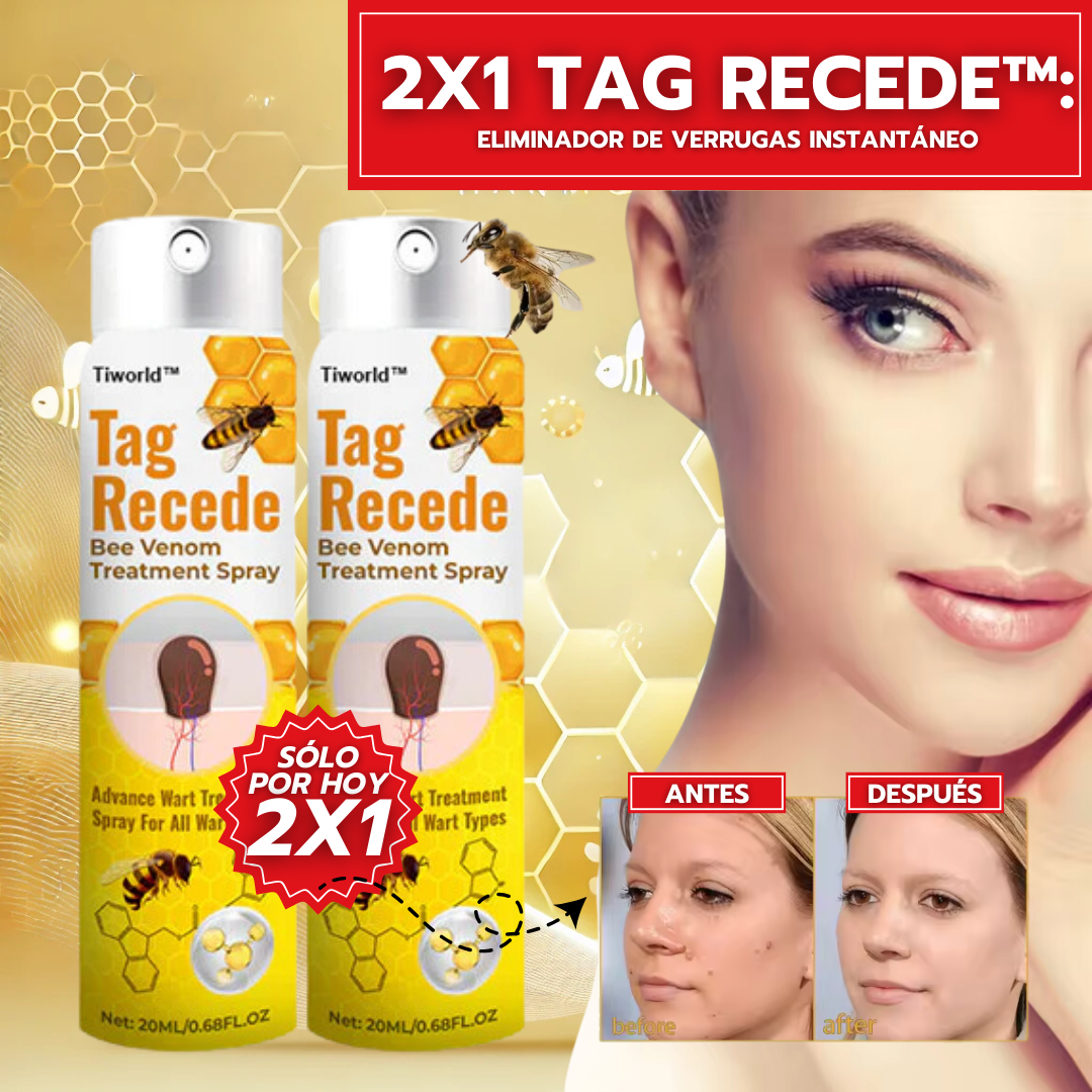 Oferta Especial 2x1: Tag Recede™  - Eliminador de Verrugas Inmediato