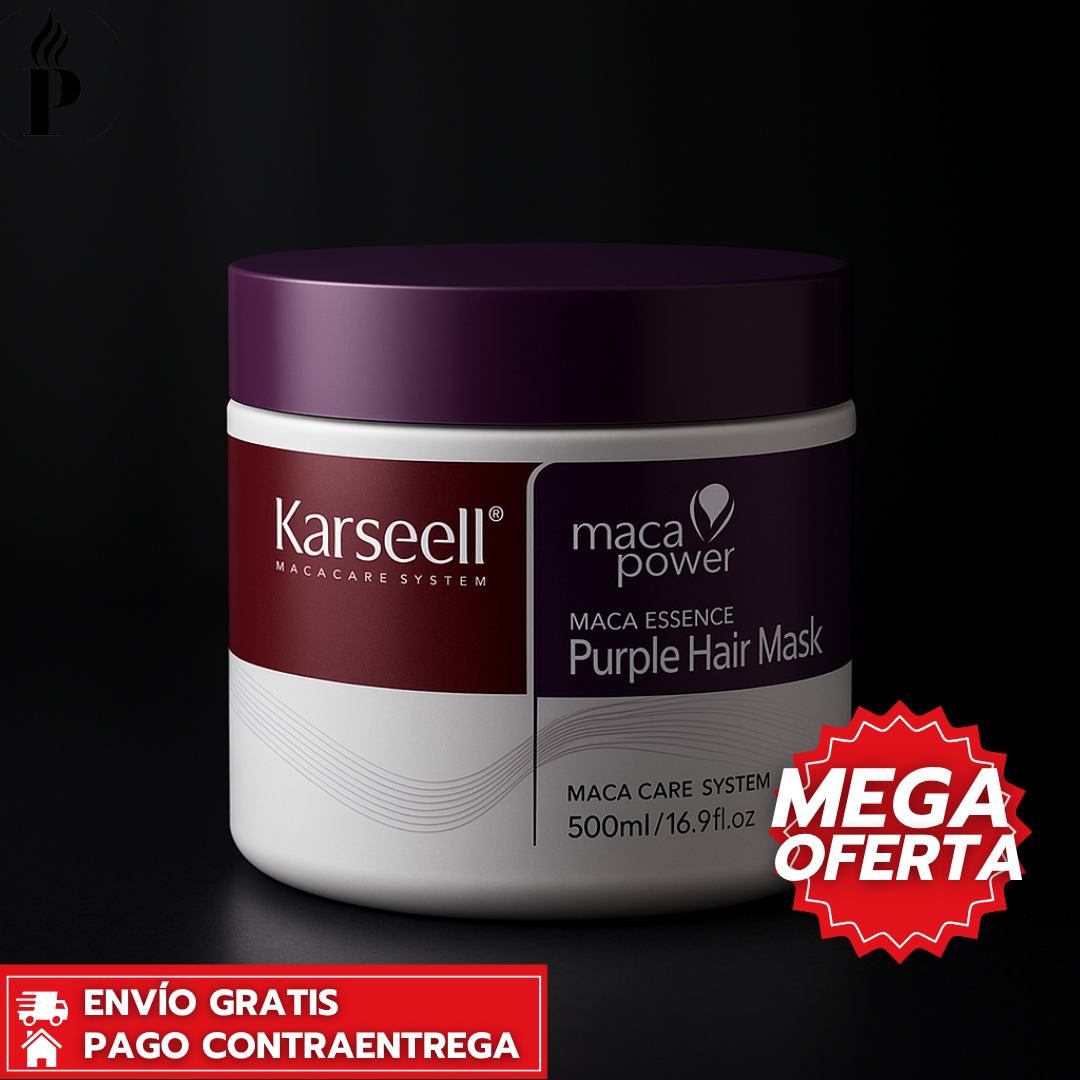 Karseell™: Mascarilla Morada que Matiza y Suaviza el Cabello Decolorado