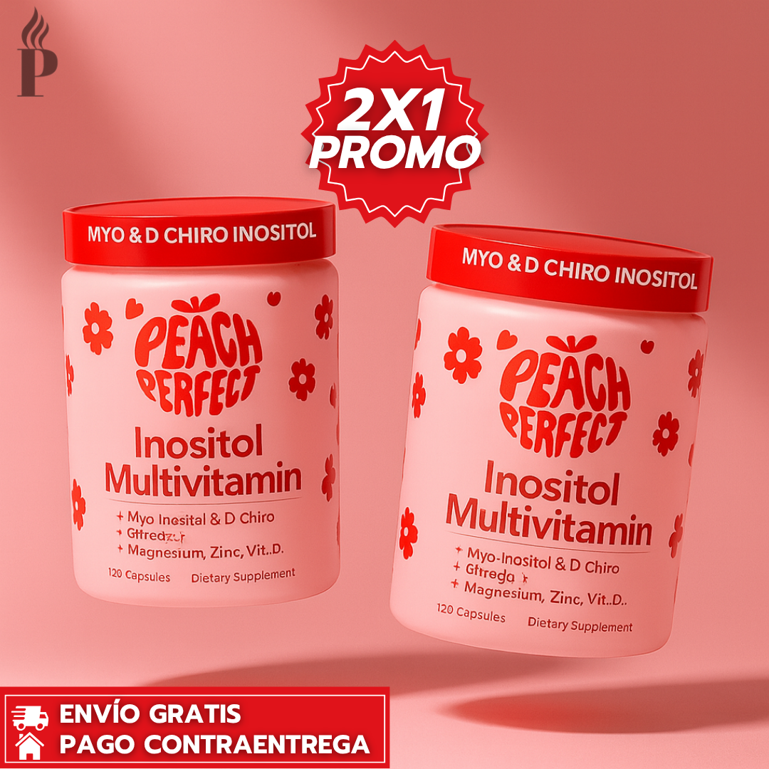 Oferta Especial 2x1: Peach Perfect™ - Suplemento Natural para Equilibrar tu Ciclo y Cuidar tu Salud Femenina