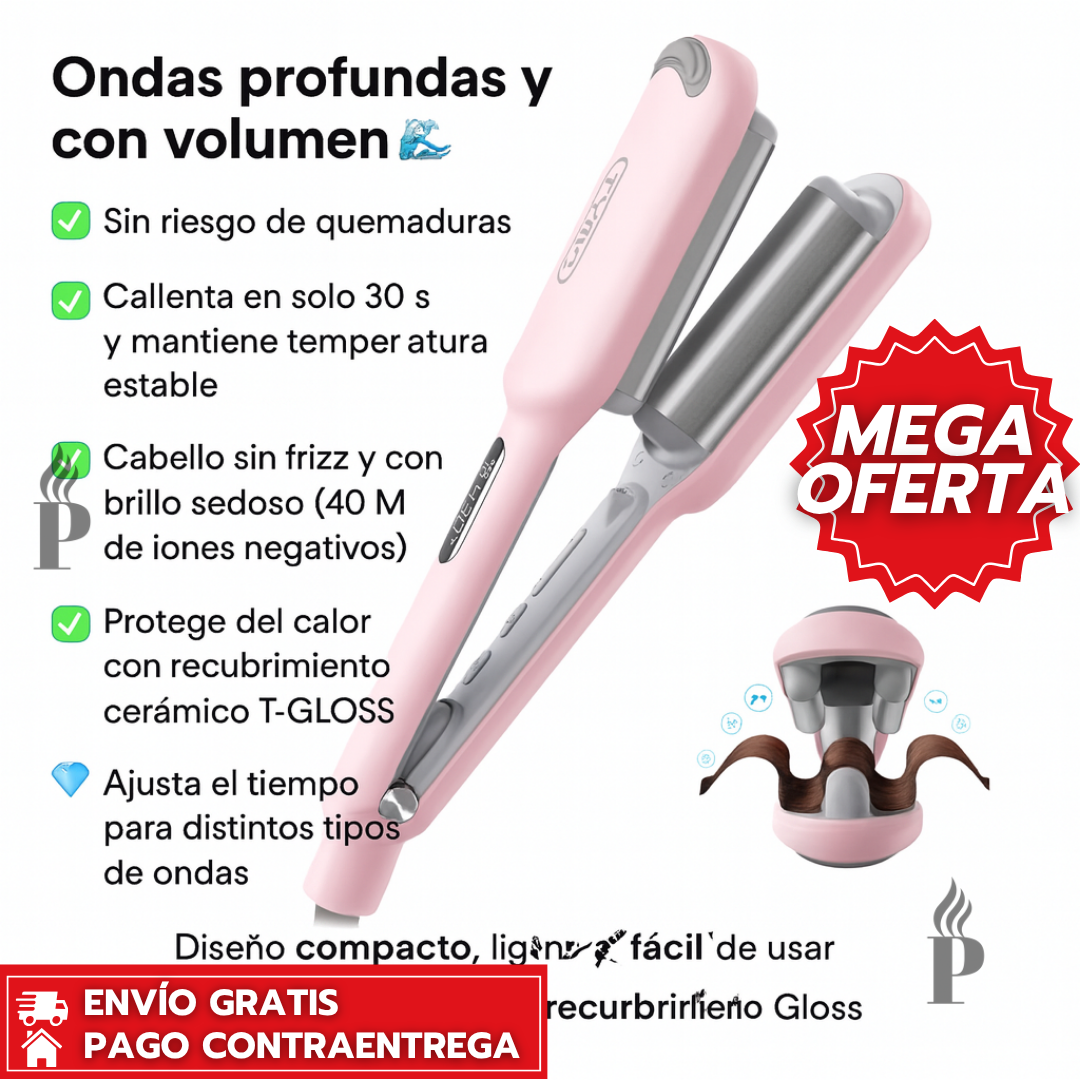 Tymo Rovy™: Rizador que crea ondas profundas y volumen con protección térmica