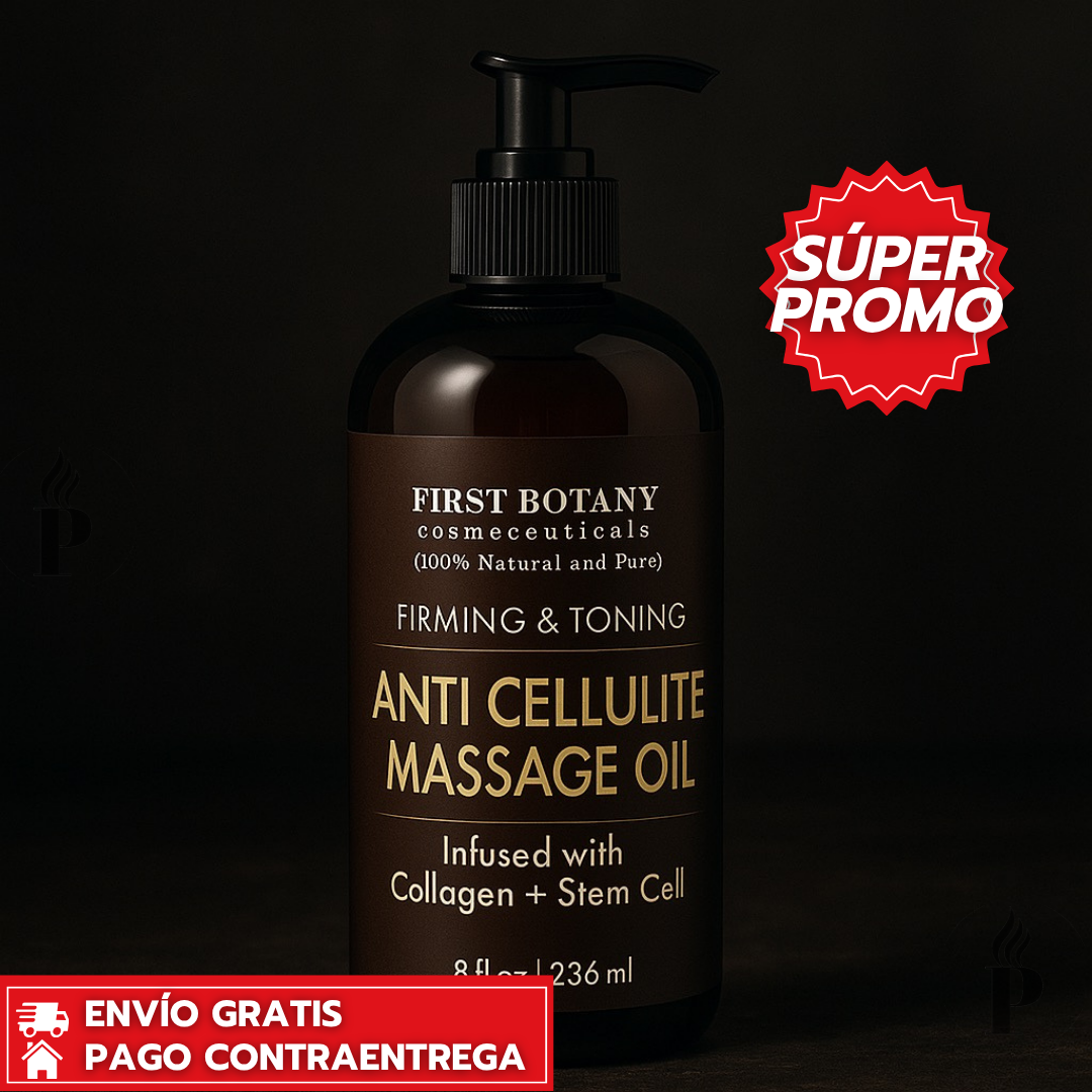 Anti Cellulite™: Aceite Anticelulitis Reafirmante con Colágeno y Células Madre