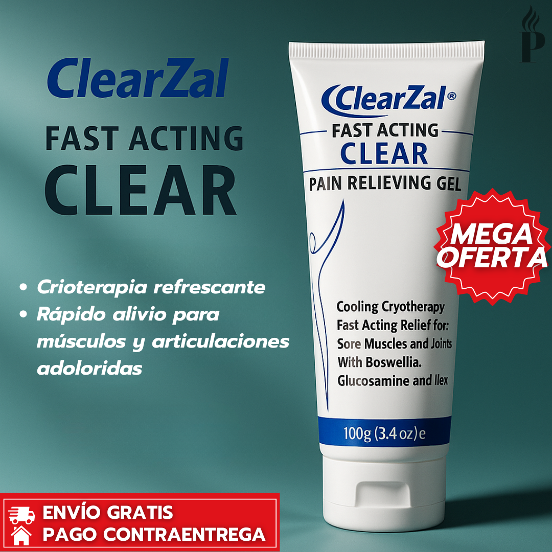Oferta Especial 2x1: ClearZal™ - Alivio Rápido y Efectivo para Dolores Musculares y Articulares