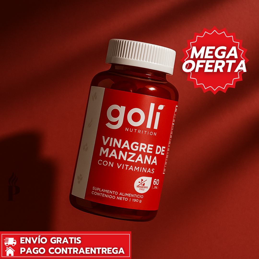 Goli™: Gomitas de Vinagre de Manzana que Mejoran Digestión, Energía y Control de Peso