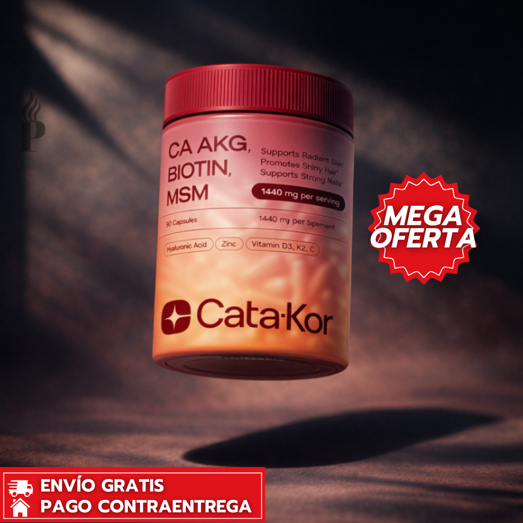 Cata-Kor™: Complejo en Cápsulas para Apoyar Piel Firme, Cabello Brillante y Uñas Fuertes