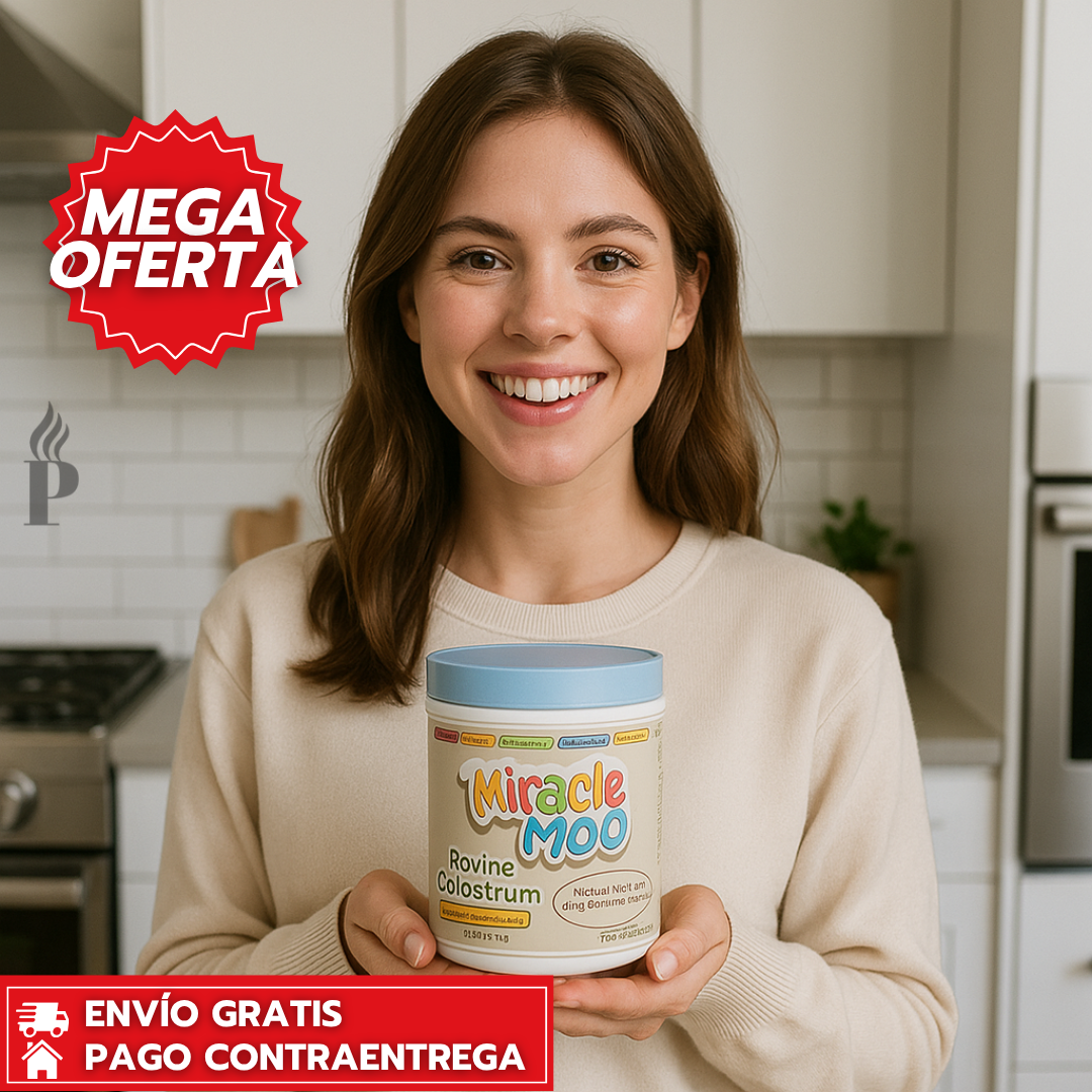Oferta Especial 2x1: Miracle Moo™ - Suplemento que Refuerza Defensas, Mejora la Digestión y Embellece la Piel