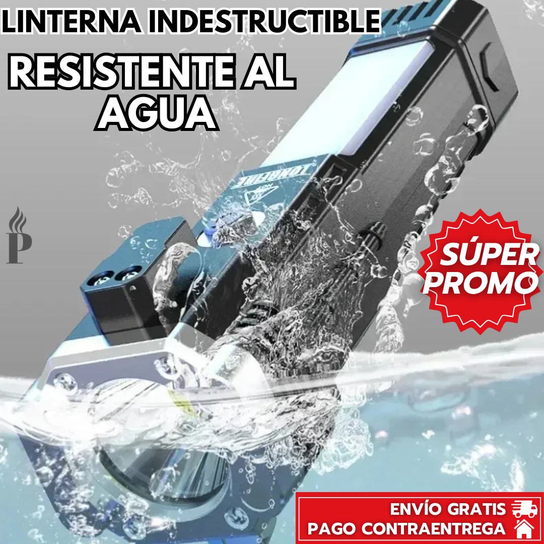 FlashGuard Pro™: Linterna Ultra Potente con Alcance de 1.000 Metros y Tecnología Militar