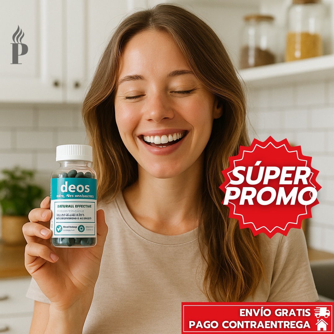 Oferta Especial 2x1: DEOS™ - Cápsulas Naturales para Eliminar el Mal Olor Corporal