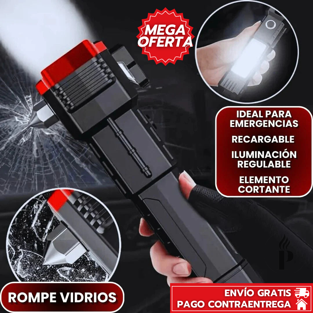 FlashGuard Pro™: Linterna Ultra Potente con Alcance de 1.000 Metros y Tecnología Militar