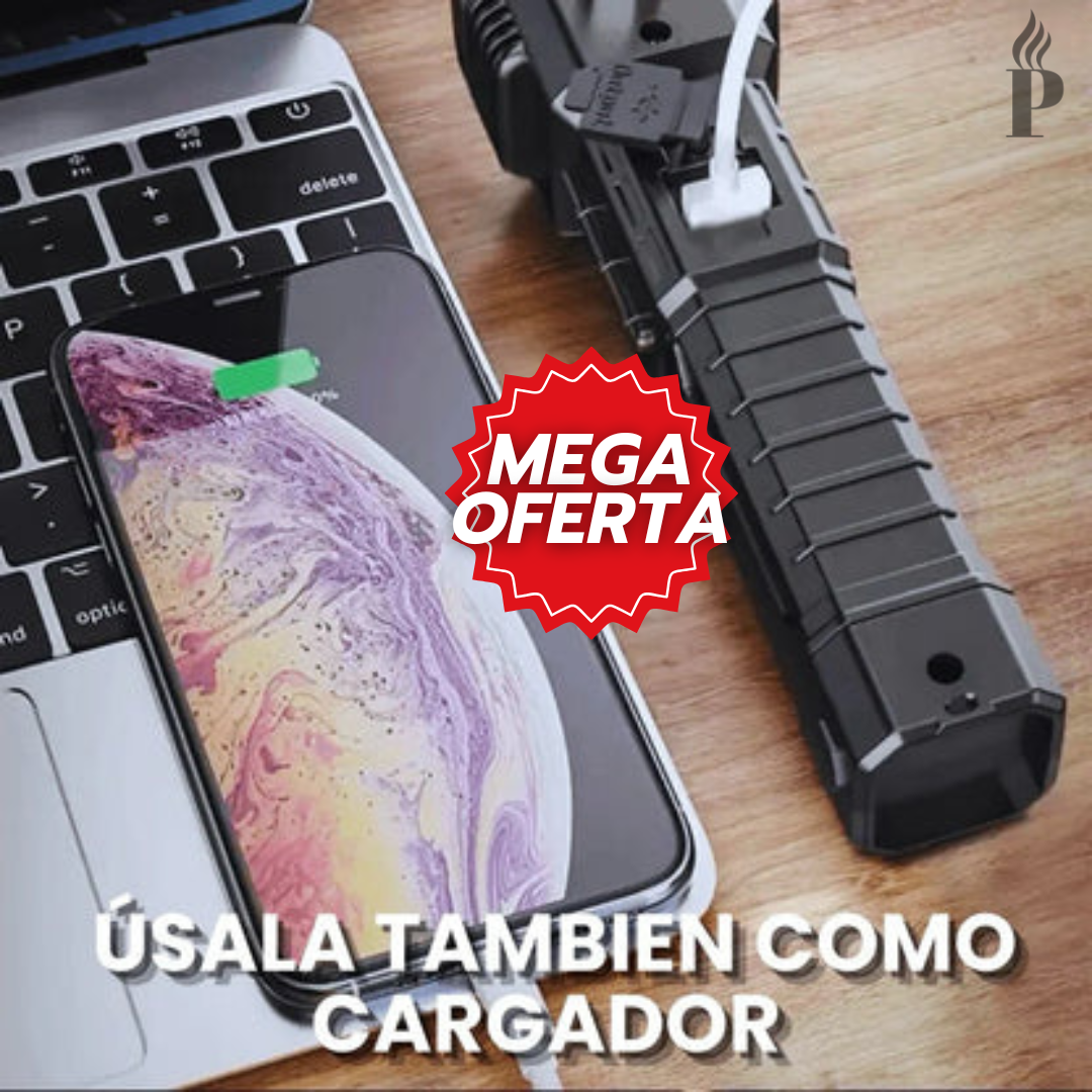 FlashGuard Pro™: Linterna Ultra Potente con Alcance de 1.000 Metros y Tecnología Militar