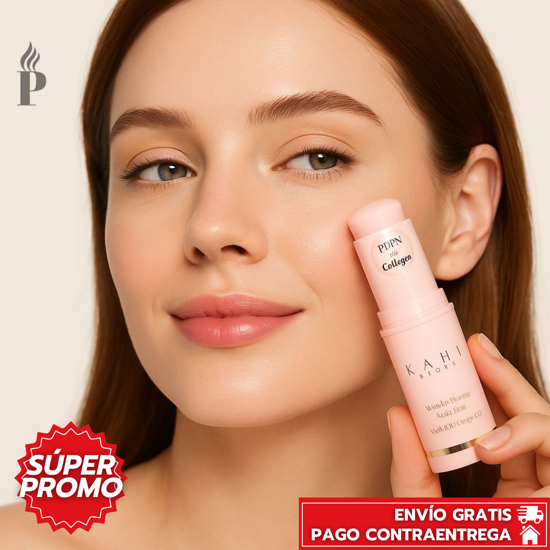 Kahi™: Barra Facial Hidratante y Rejuvenecedora Con Efecto Luminoso Instantáneo.