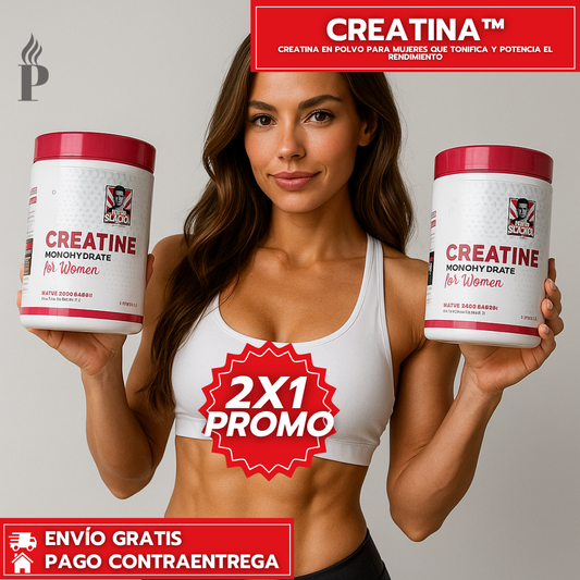 Oferta Especial 2x1: Old School Creatina™ - Fórmula Especial para Aumentar Glúteos y Busto