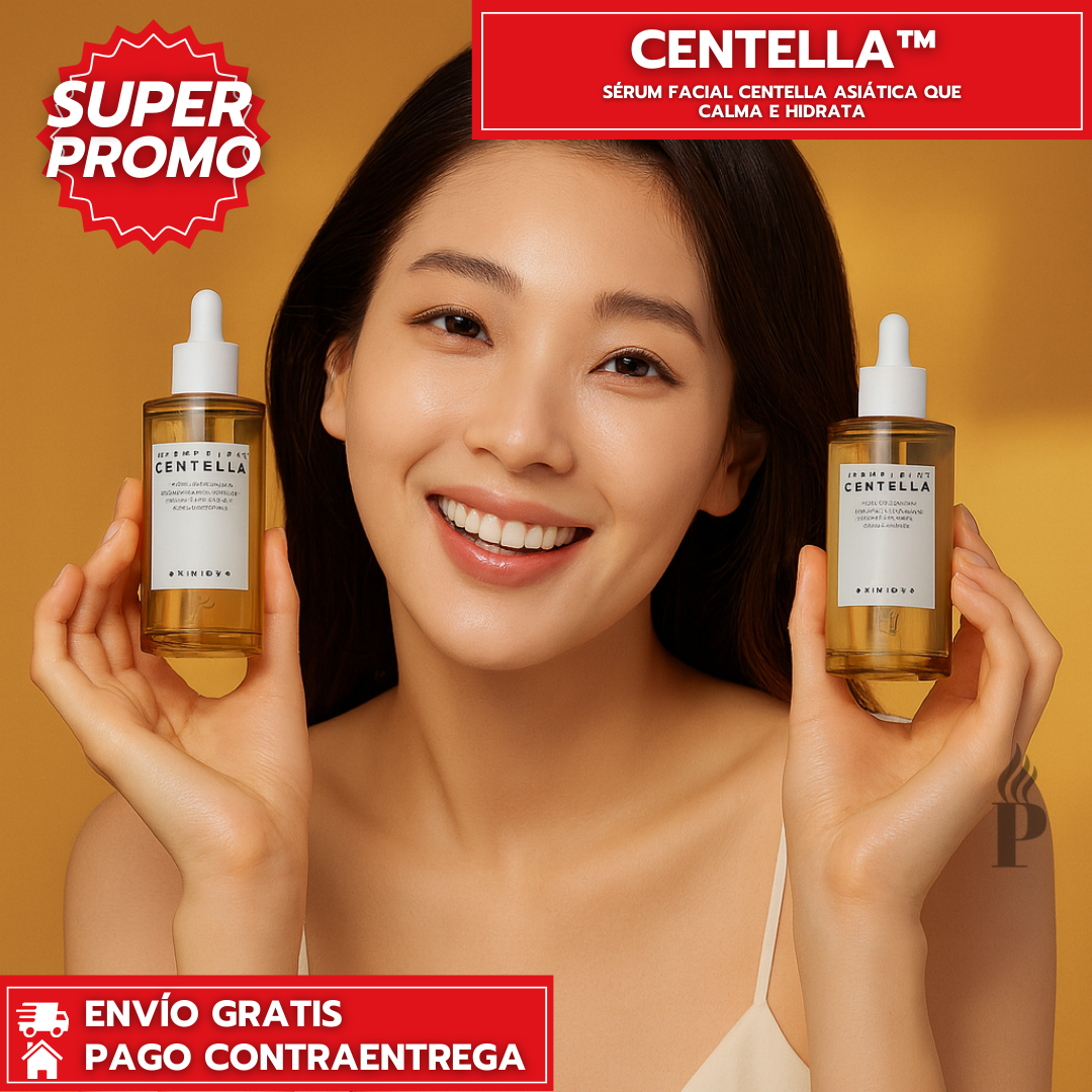 Oferta Especial 2x1: Centella™: Sérum Facial Centella Asiática que Calma e Hidrata