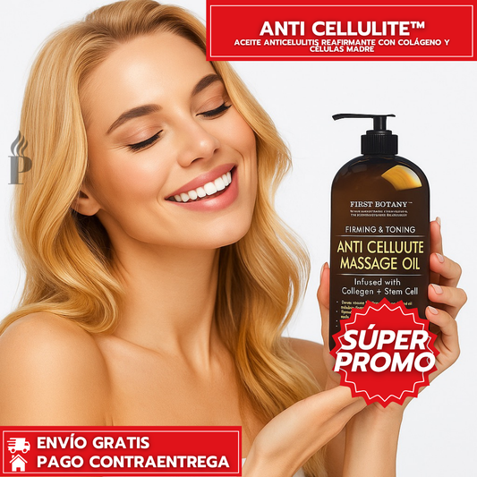 Anti Cellulite™: Aceite Anticelulitis Reafirmante con Colágeno y Células Madre